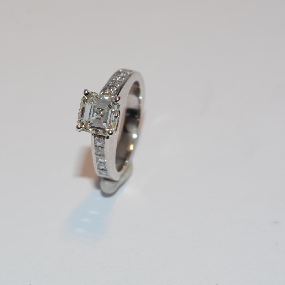 Radiant Diamond Engagement Ring
