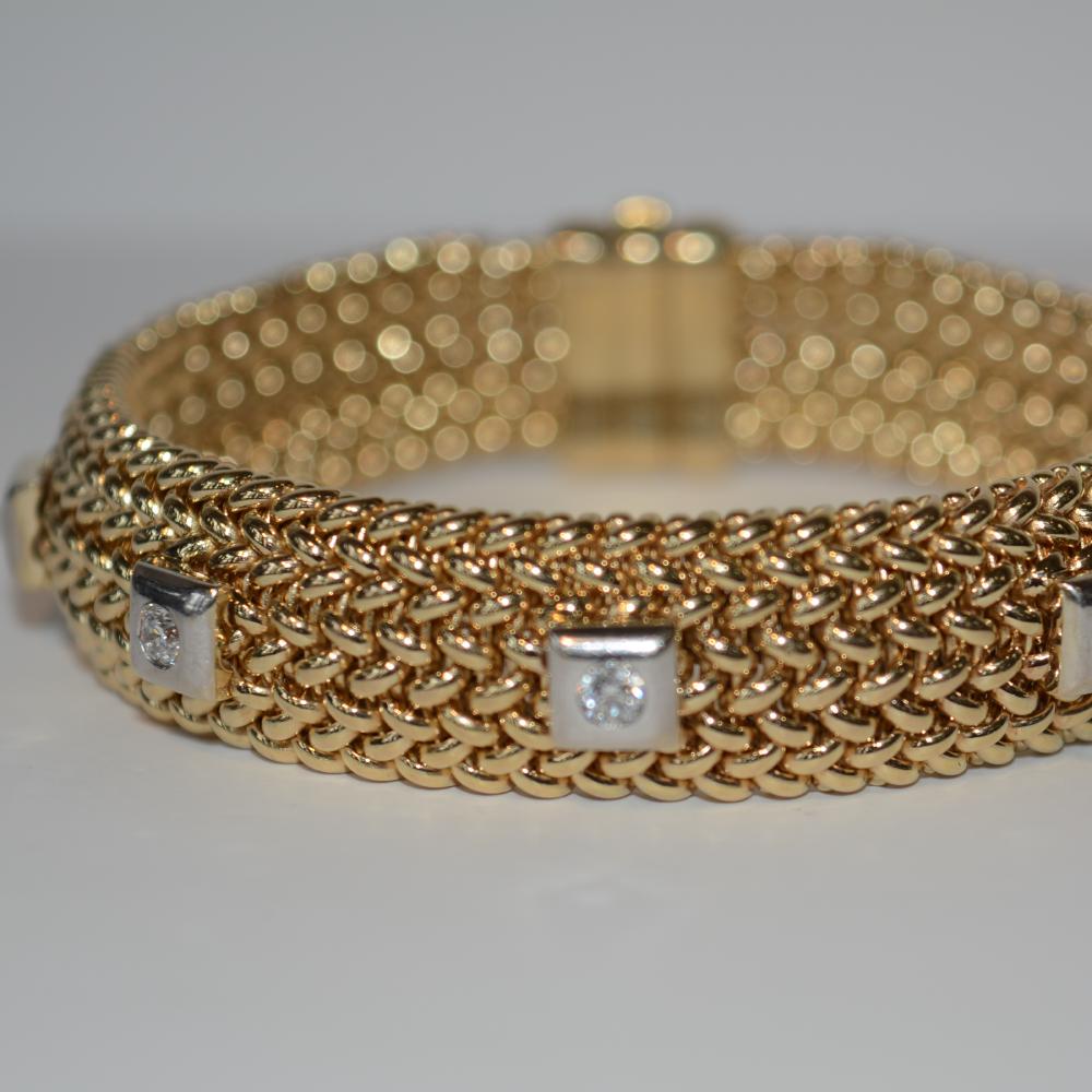 Gold Diamond Bracelet