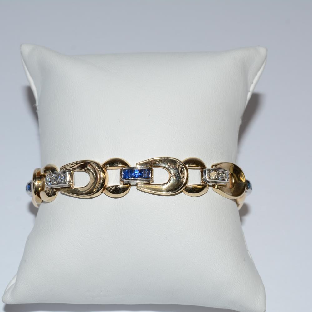 Sapphire Diamond Bracelet
