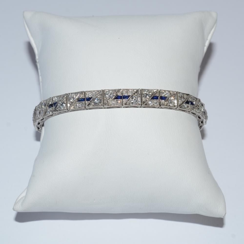 Sapphire Diamond Bracelet