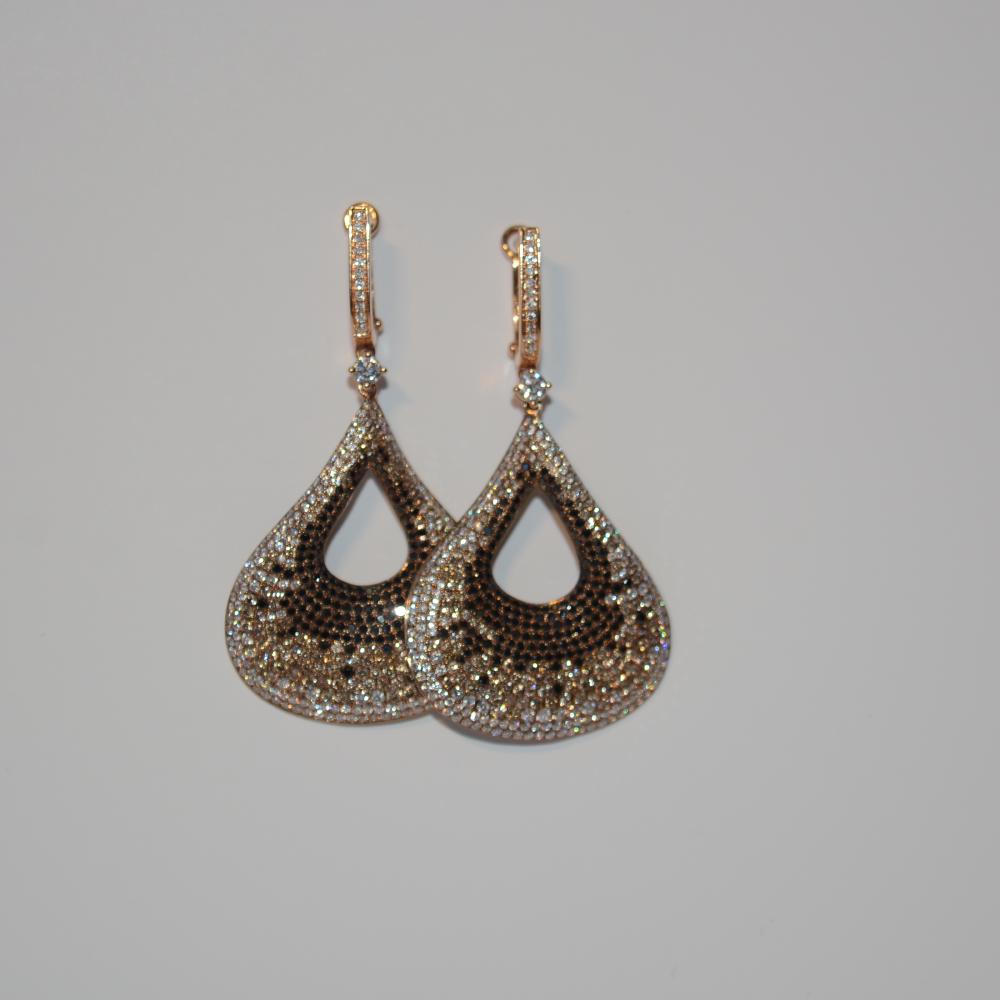 Gold Diamond Earrings
