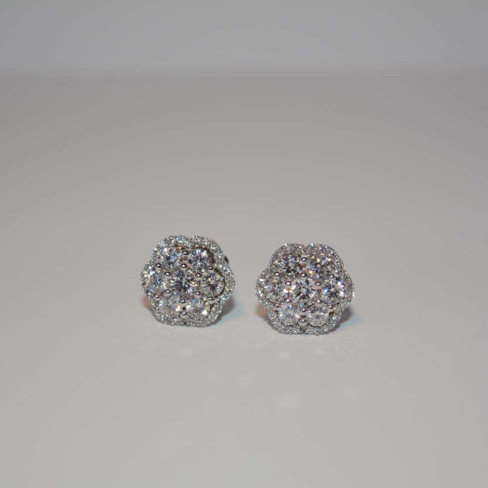 Gold Diamond Earrings