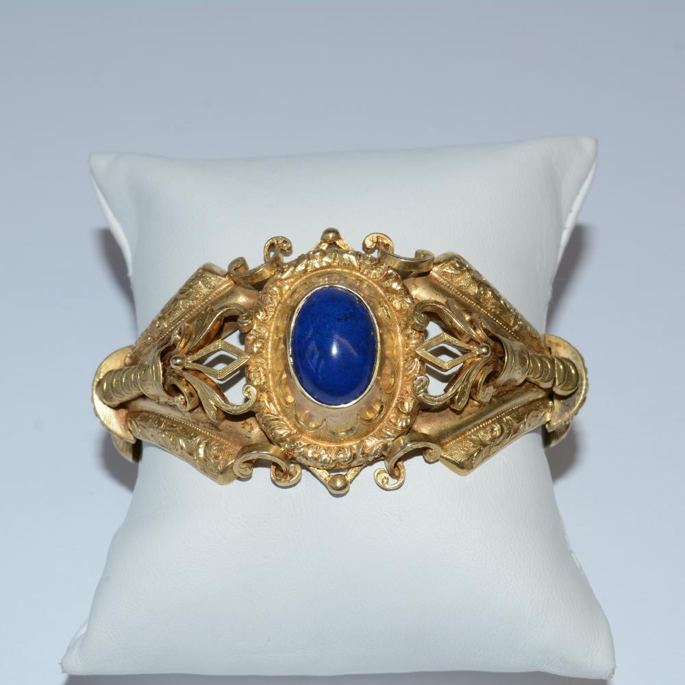 Lapis Vintage Bangle