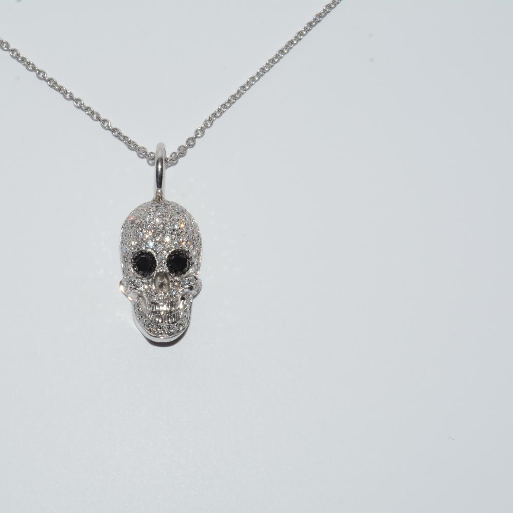 Diamond Skull Pendant