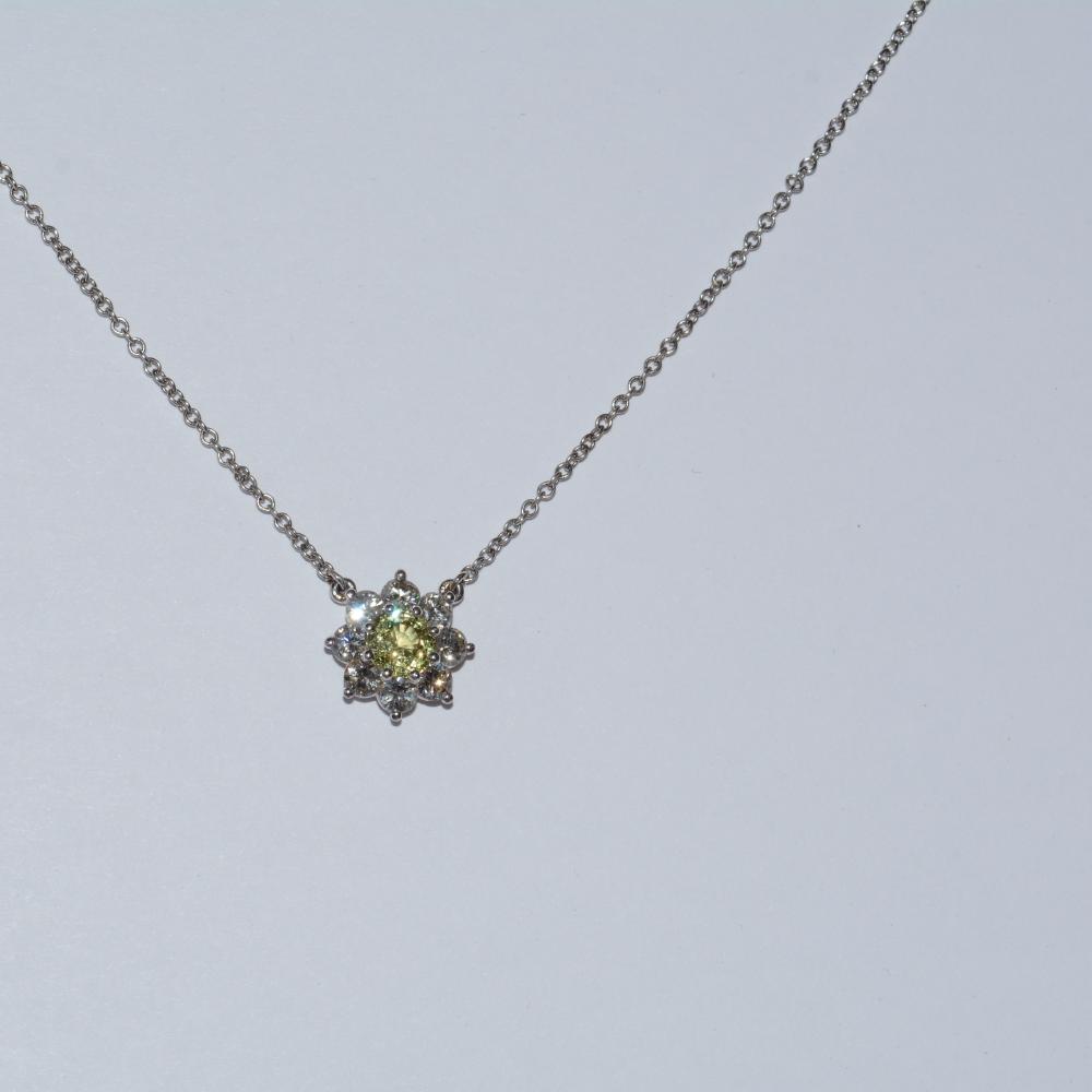 Yellow Sapphire Necklace