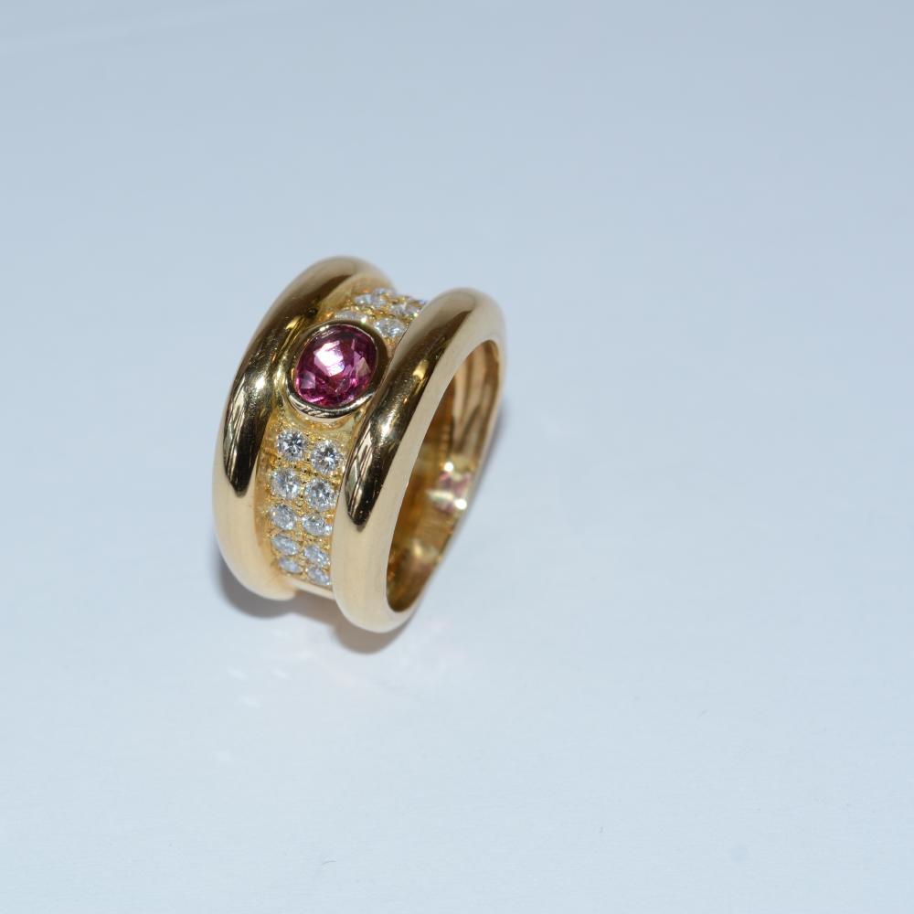 Diamond Ruby Ring