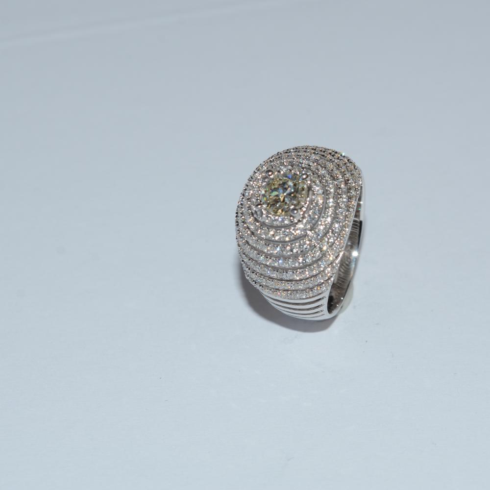Dome Diamond Ring
