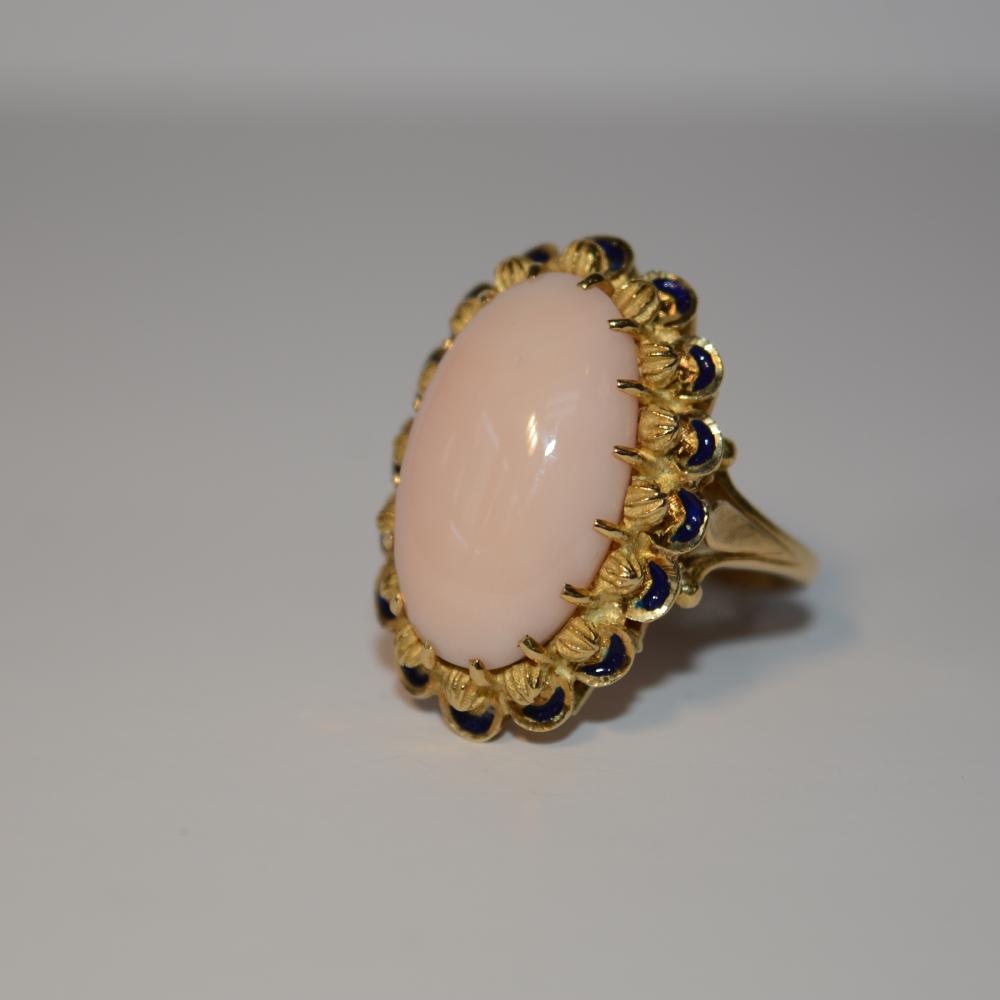 Gold Coral Ring