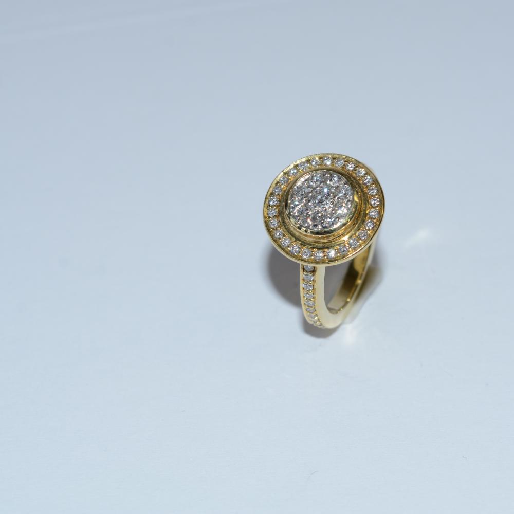 Halo Diamond Ring