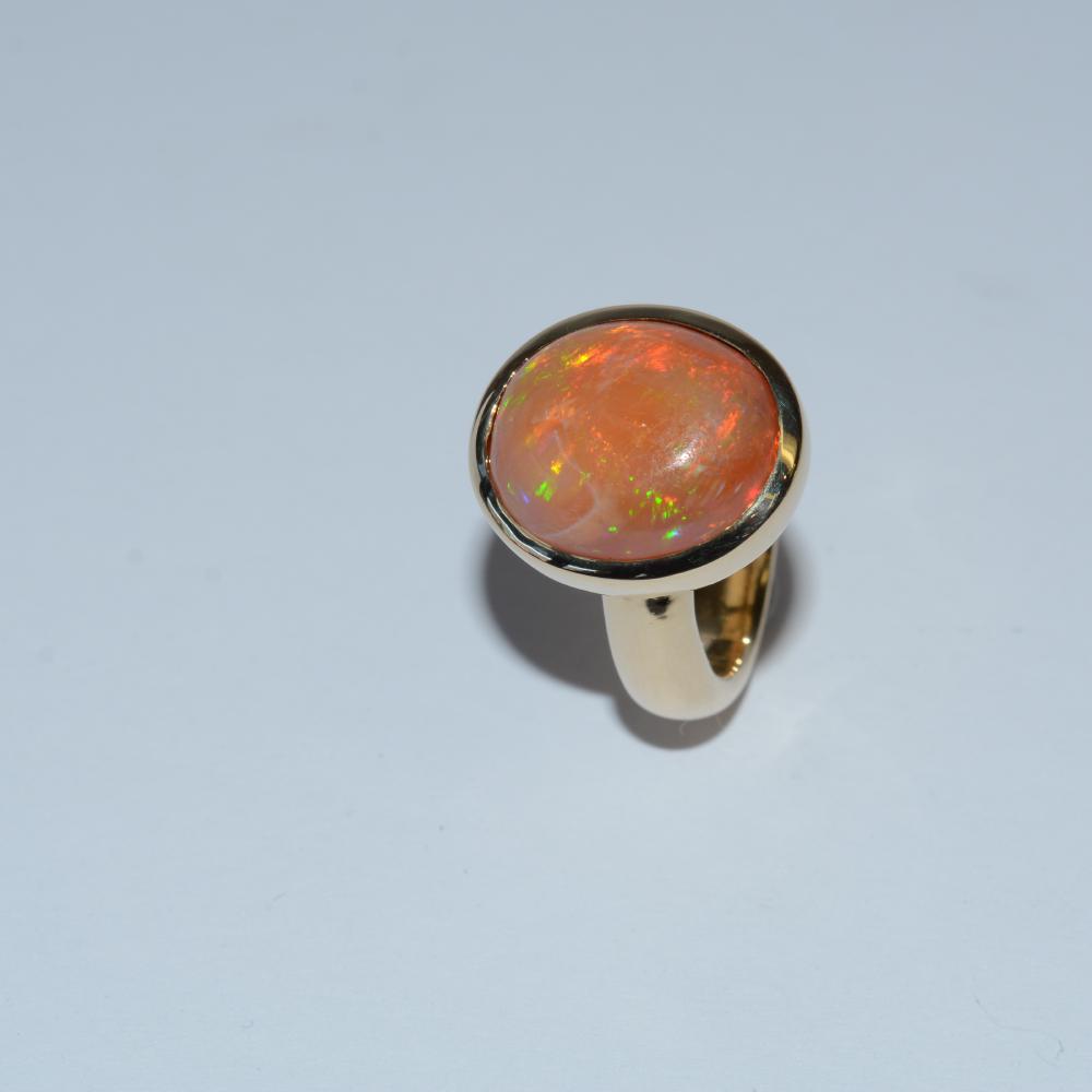 Oval Opal Ring