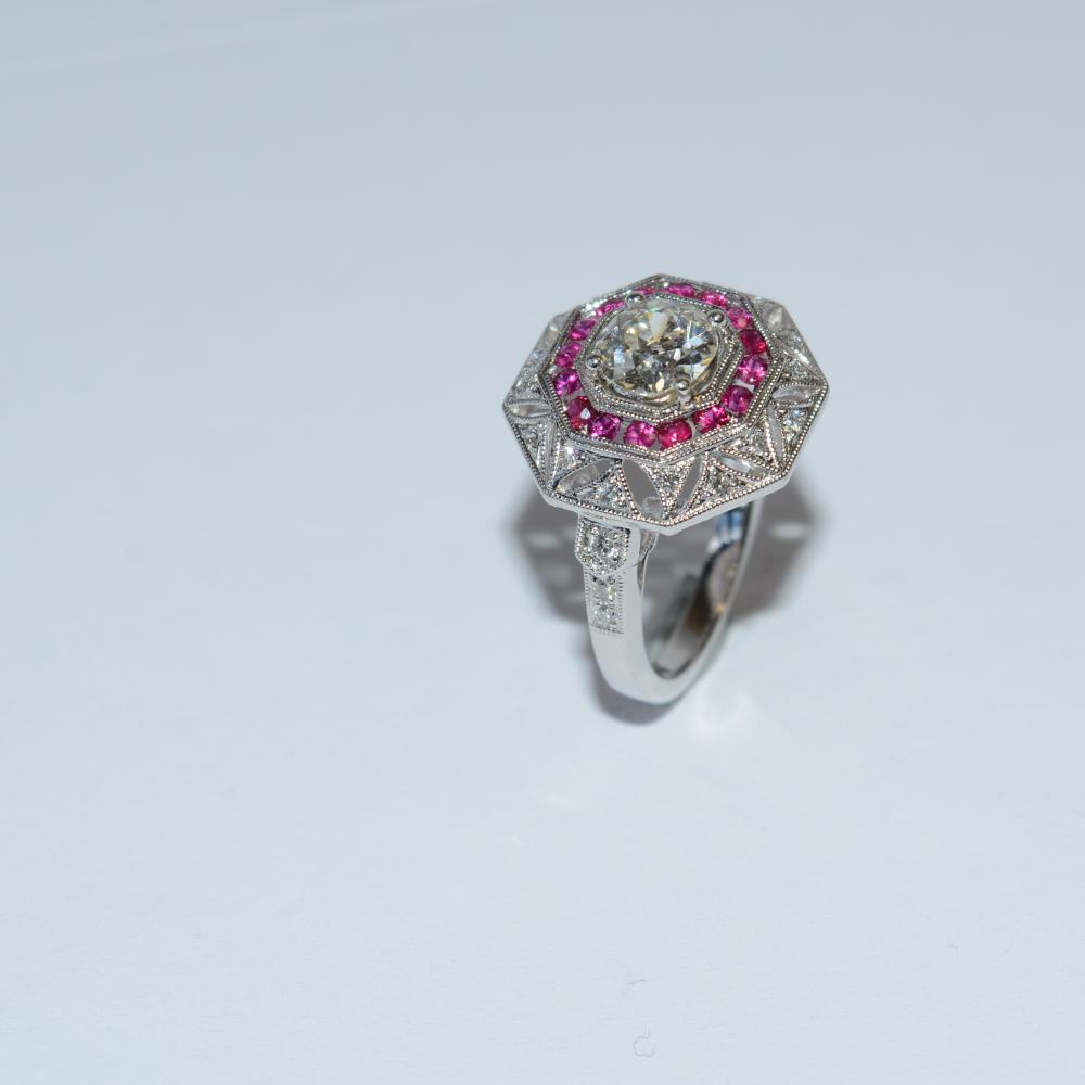 Ruby Diamond Ring